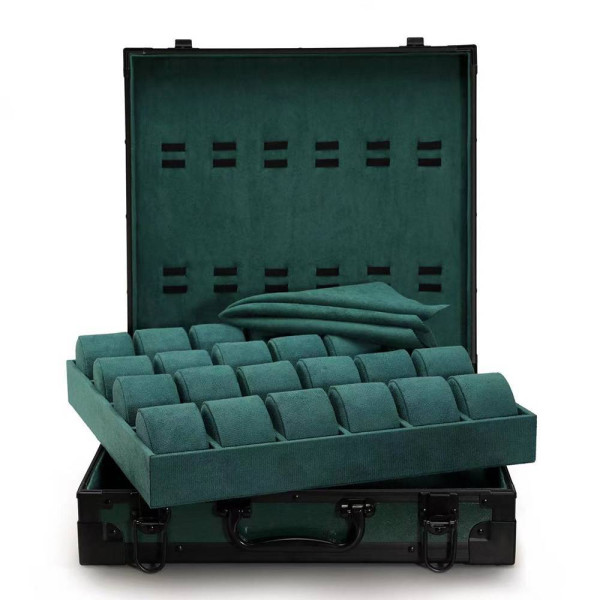 Аксессуары к часам Чемодан для 24 годинників зелений фото 1