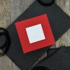 Аксесуари для годинників Подарункова картонна коробочка для годинників червоно-біла фото 3