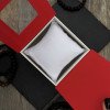 Аксесуари для годинників Подарункова картонна коробочка для годинників червоно-біла фото 6