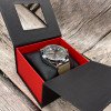 Аксессуары к часам Подарункова картонна коробочка для годинника чорно-червона фото 6