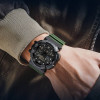 Чоловічий годинник Sanda 3129 Black-Green фото 3