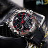 Чоловічий годинник Sanda 6015 Black-Red фото 3