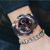 Чоловічий годинник Sanda 6015 Black-Red фото 4