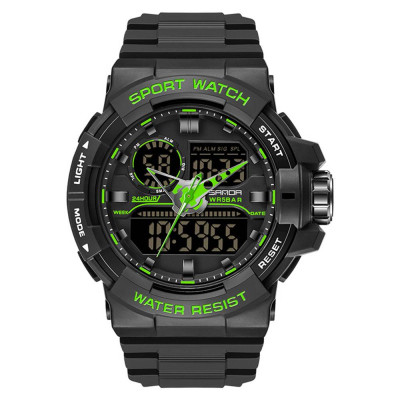 Мужские часы Sanda 6025 Dark Green