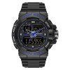 Мужские часы Sanda 6025 Black-Blue фото 2