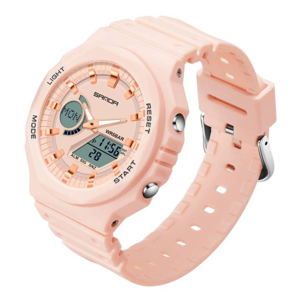 Женские часы Sanda 6016 Pink фото 3