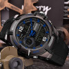 Мужские часы Sanda 6015 Black-Blue фото 3