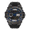 Чоловічий годинник Sanda 6015 Black-Blue фото 2