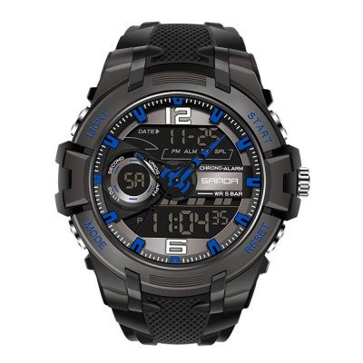 Sanda 6015 Black-Blue