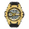 Чоловічий годинник Sanda 6015 Black-Gold фото 2