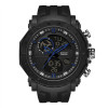 Чоловічий годинник Sanda 6012 Black-Blue фото 2