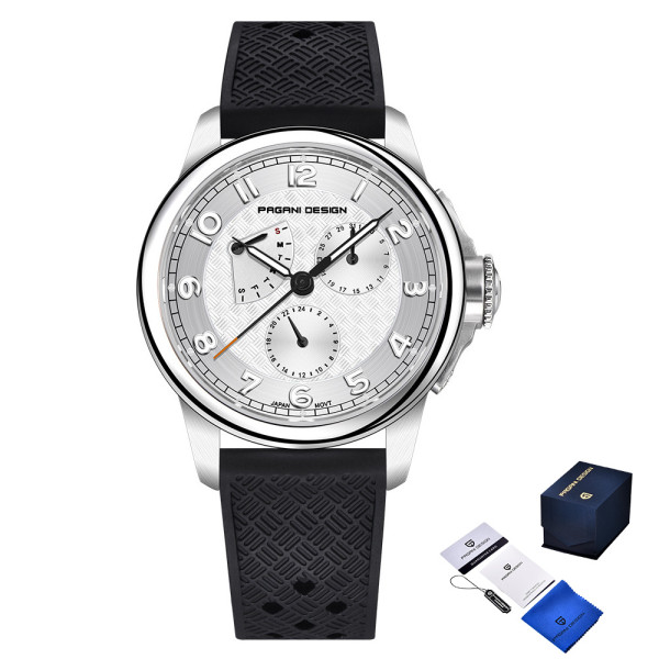Мужские часы Pagani Design PD-1780 Black-White фото 1