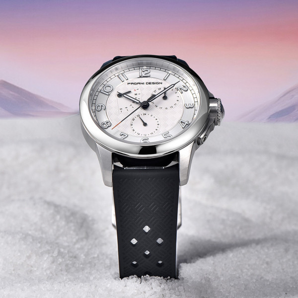Мужские часы Pagani Design PD-1780 Black-White фото 4