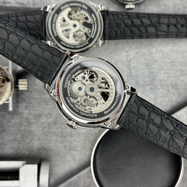 Мужские часы скелетон Awarder 043 Ирпень I Города Герои, японський механизм фото 5