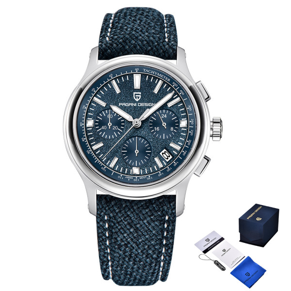 Мужские часы Pagani Design PD-1781 Blue-Silver-Blue фото 1