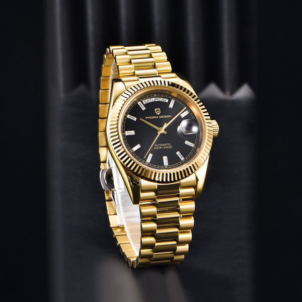 Чоловічий годинник Pagani Design PD-1783 Gold-Black фото 4