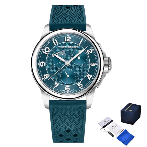 Мужские часы Pagani Design PD-1780 Blue-Silver-Blue фото 1