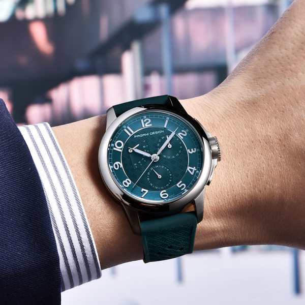 Мужские часы Pagani Design PD-1780 Blue-Silver-Blue фото 4