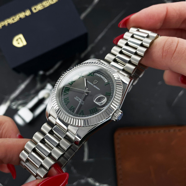 Мужские часы Pagani Design PD-1783 Silver-Black фото 8