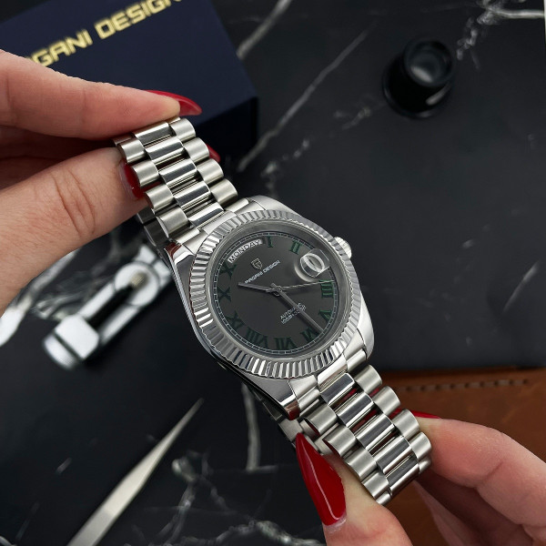 Мужские часы Pagani Design PD-1783 Silver-Black фото 9