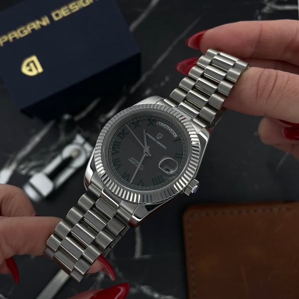 Мужские часы Pagani Design PD-1783 Silver-Black фото 10