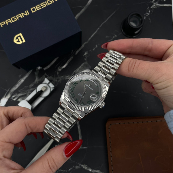 Мужские часы Pagani Design PD-1783 Silver-Black фото 11