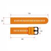 Ремешок для смарт часов Modfit Base T2 Orange фото 4