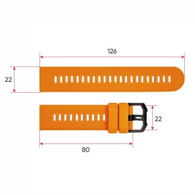Ремешок для смарт часов Modfit Base T2 Orange
