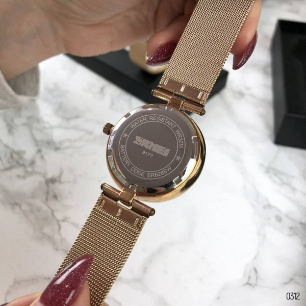 Жіночий годинник Skmei 9177 Cuprum-Blue фото 9