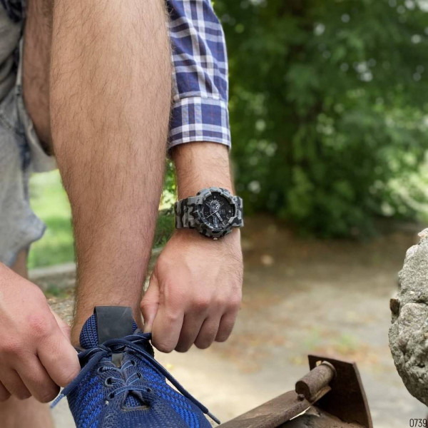 Мужские часы Skmei 1688CMGY Camo Gray. фото 7