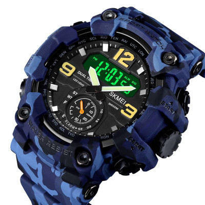 Skmei 1637 Blue-Military