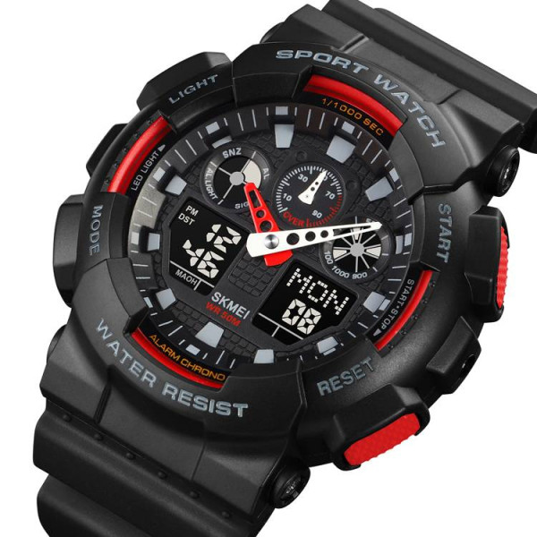 Мужские часы Skmei 1832 Black-Red фото 3