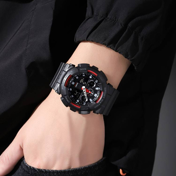 Мужские часы Skmei 1832 Black-Red фото 4