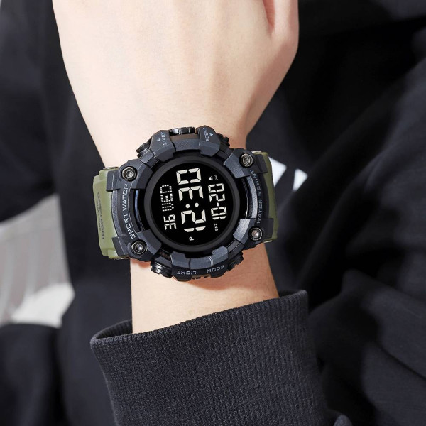 Мужские часы Skmei 1968 Military-Black фото 4