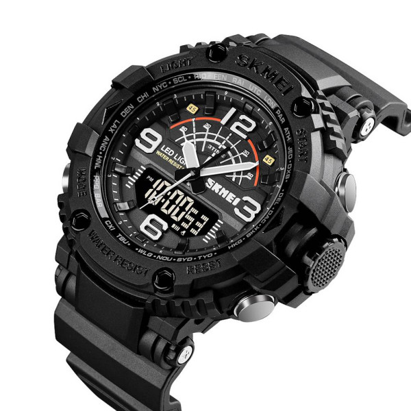 Чоловічий годинник Skmei 1617 Black фото 3