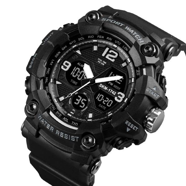 Мужские часы Skmei 1742 Black фото 4