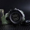Чоловічий годинник Skmei 1475AG Black-Military Wristband фото 5