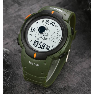 Skmei 1820AGWT Army-green White