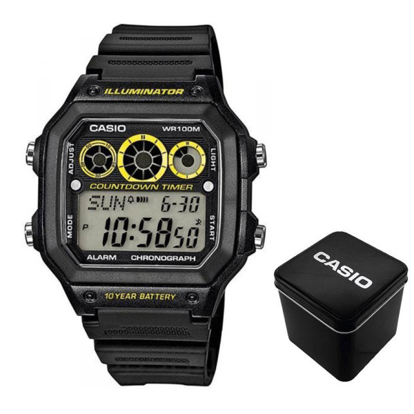 Чоловічий годинник Casio AE-1300WH-1A фото 1
