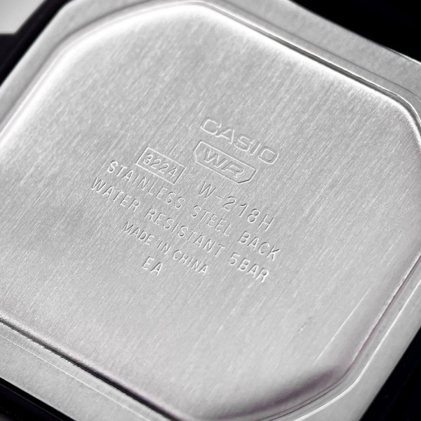 Чоловічий годинник Casio W-218H-1A фото 8