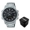 Классические Мужские часы Casio AMW-880D-1A стальные, водонепроницаемые, Япония. фото 2