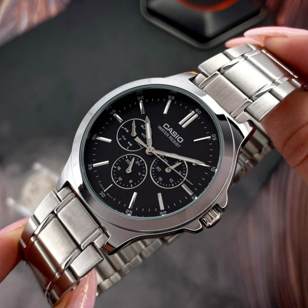 Чоловічий годинник Casio MTP-V300D-1A фото 3