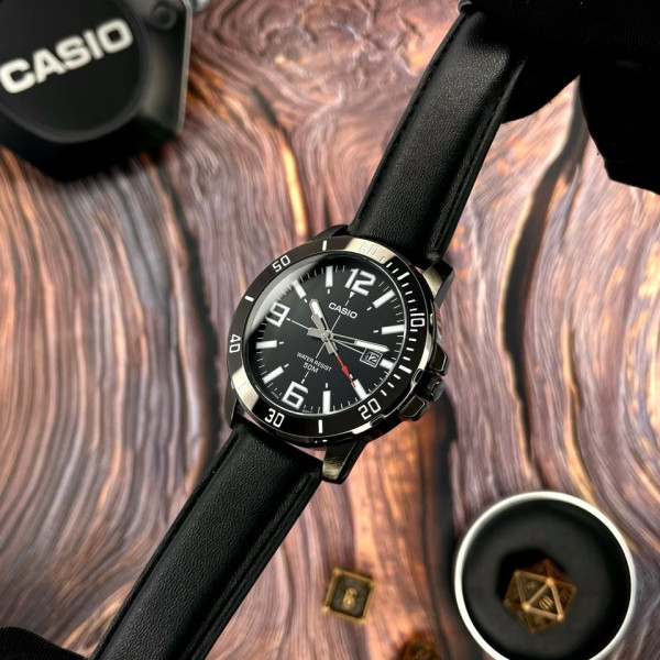 Чоловічий годинник Casio MTP-VD01BL-1B фото 6