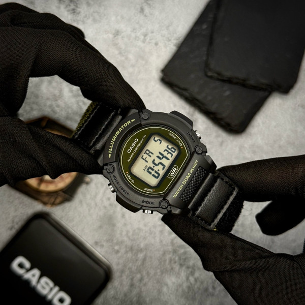 Чоловічий годинник Casio W-219HB-3A фото 4