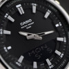 Классические Мужские часы Casio AMW-880-1A стальные, водонепроницаемые, Япония фото 6