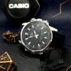 Класичний Чоловічий годинник Casio AMW-880-1A стальний, водонепроникний, Японія фото 5