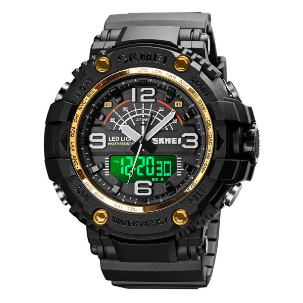 Чоловічий годинник Skmei 1617GD gold фото 4