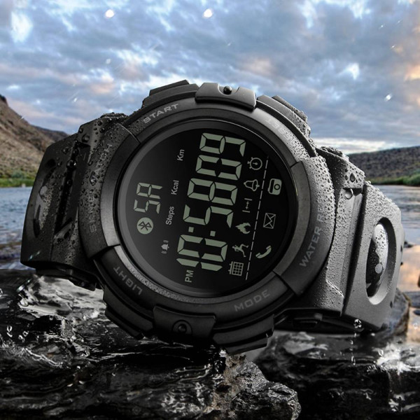 Чоловічий годинник Skmei 1303BK black Smart Watch фото 5