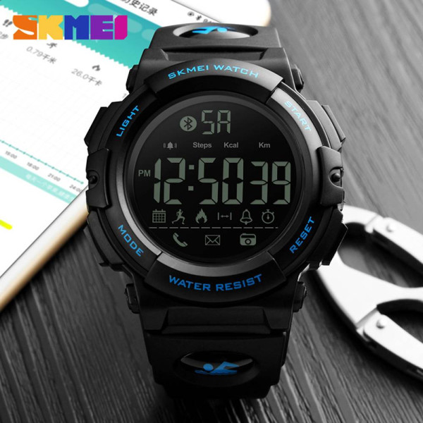 Чоловічий годинник Skmei 1303BU blue Smart Watch фото 4