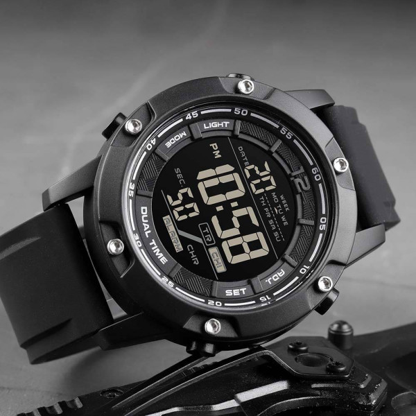 Мужские часы Skmei 1762BK All Black фото 5